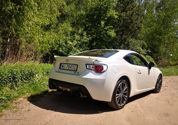 Toyota GT86 cena 74990 przebieg: 220000, rok produkcji 2013 z Warszawa małe 22